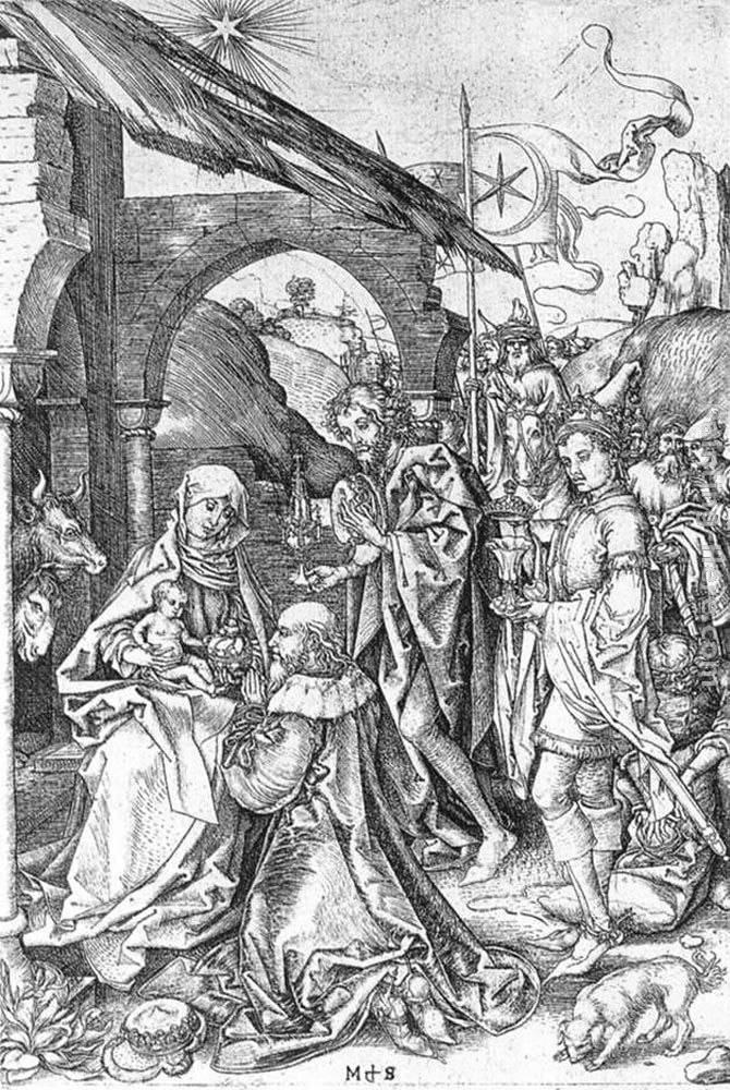 Martin Schongauer Adoration of the Magi
